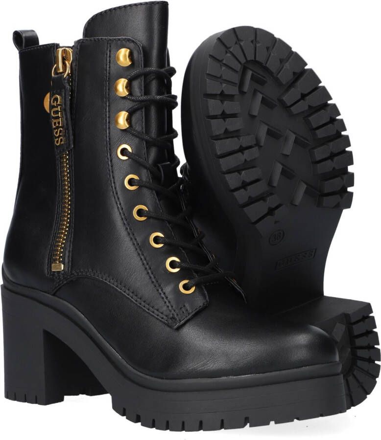 Guess Zwarte Veterboots Cabra