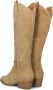 Haboob Byblos Cowboylaarzen Western Laarzen Dames Beige - Thumbnail 5