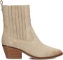 Haboob Lplexxhm Enkellaarsjes Enkelboots met rits Dames Beige - Thumbnail 5
