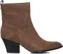 Haboob Louise Enkellaarsjes Enkelboots met rits Dames Taupe - Thumbnail 1