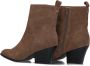 Haboob Louise Enkellaarsjes Enkelboots met rits Dames Taupe - Thumbnail 3