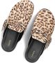 Haboob Amelie suède clogs met panterprint beige bruin - Thumbnail 7