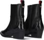 HABOOB Enkellaarsjes Dames Claiire Maat: 42 Materiaal: Leer Kleur: Zwart - Thumbnail 4