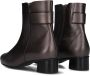 Hassi-A Hassia Siena Enkellaarsjes Enkelboots met rits Dames Bruin - Thumbnail 3