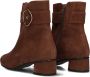 Hassi-A Hassia Siena Enkellaarsjes Enkelboots met rits Dames Bruin - Thumbnail 4