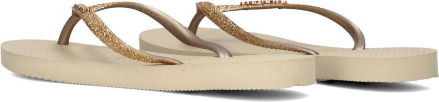 HAVAIANAS Beige Slippers Slim Glitter Ii