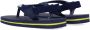 Havaianas Baby Brasil Logo II teenslippers met hielbandje blauw Rubber 22 - Thumbnail 6