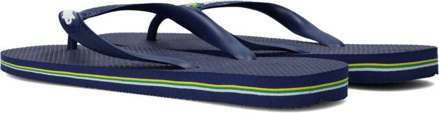 HAVAIANAS Blauwe Slippers Brasil Logo