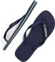 Havaianas Brasil Logo teenslippers donkerblauw Rubber 31-32 - Thumbnail 13