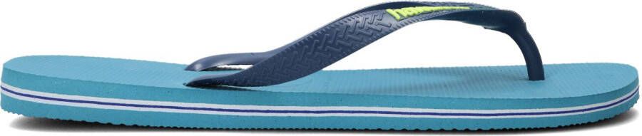 Havaianas Blauwe Teenslippers Brasil Logo