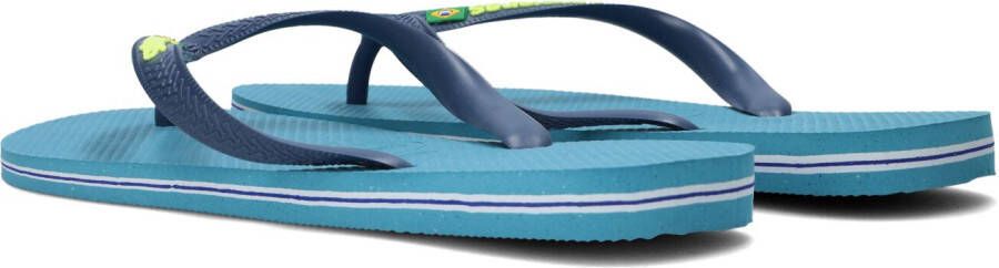 Havaianas Blauwe Teenslippers Brasil Logo