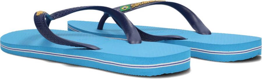 HAVAIANAS Blauwe Teenslippers Brasil Logo