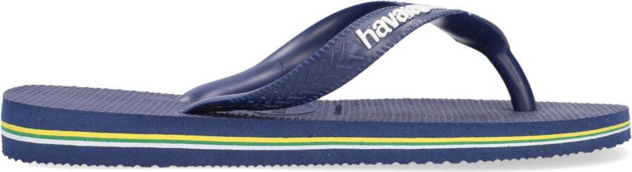 HAVAIANAS Blauwe Slippers Brasil Logo Kids