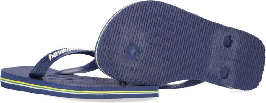 HAVAIANAS Blauwe Slippers Brasil Logo Kids