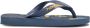 HAVAIANAS Blauwe Slippers Top Camu Kids - Thumbnail 3