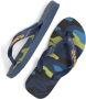 HAVAIANAS Blauwe Slippers Top Camu Kids - Thumbnail 6