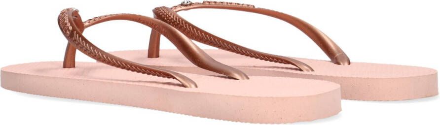HAVAIANAS Bruine Slippers Slim Crystal Sw Ii