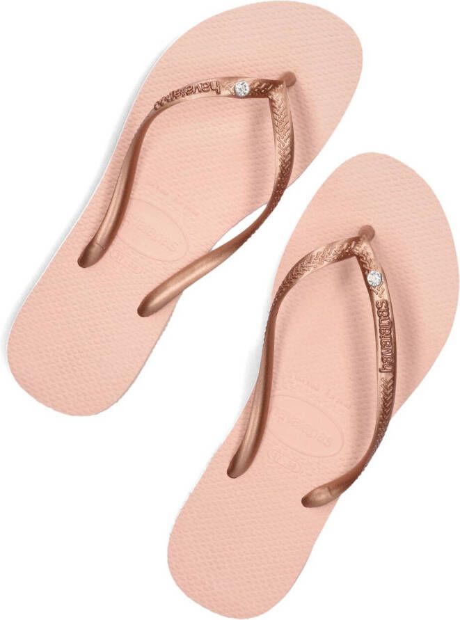 HAVAIANAS Bruine Slippers Slim Crystal Sw Ii