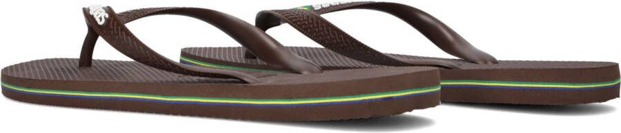 HAVAIANAS Bruine Slippers Brasil Logo