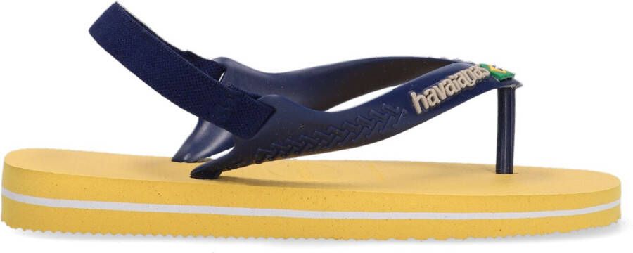 Havaianas Gele Teenslippers Baby Brasil Logo Ii