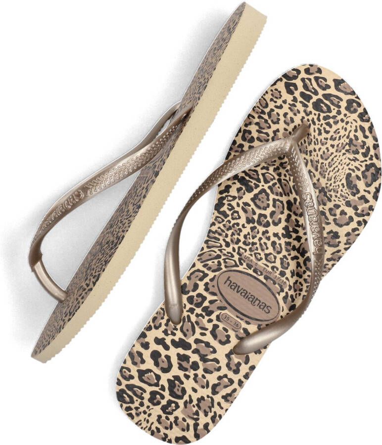 HAVAIANAS Gouden Teenslippers Kids Slim Animals