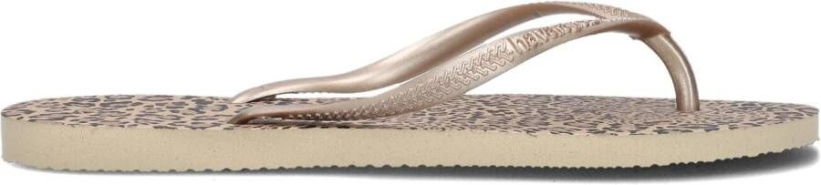 HAVAIANAS Gouden Teenslippers Slim Animals