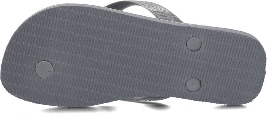 HAVAIANAS Grijze Teenslippers Brasil Logo Dames