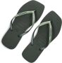 HAVAIANAS Teenslippers Dames Square Glitter Maat: 41 42 Materiaal: Rubber Kleur: Groen - Thumbnail 7