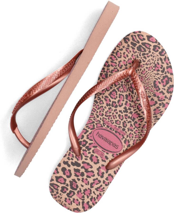 HAVAIANAS Roze Teenslippers Kids Slim Animals