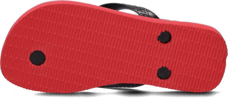 HAVAIANAS Zwarte Slippers Kids Top Logomania