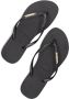 Havaianas Slim Logo Metallic black gold Zwart Rubber Teenslippers Dames - Thumbnail 10