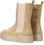 Bruin Tinten H2368 Chelsea boots Enkellaarsjes Meisjes Beige - Thumbnail 3