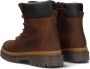 Hip H1704 Veterboots Laarzen Met Veters Jongens Kids Bruin - Thumbnail 2