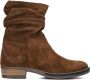 Hip H1738 Enkellaarsjes Enkelboots met rits Meisjes Kids Cognac - Thumbnail 2