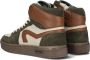 Hip H1665 Hoge sneakers Leren Sneaker Kids Groen - Thumbnail 6