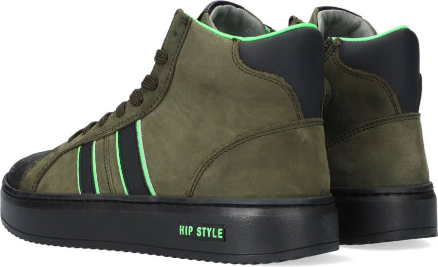 Hip Groene Hoge Sneaker H1943