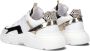 Hip chunky leren sneakers wit zwart goud Meisjes Leer Meerkleurig 31 - Thumbnail 6