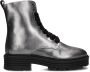 Hip H1630 Veterboots Laarzen Met Veters Meisjes Kids Zilver - Thumbnail 2