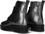 Hip H1630 Veterboots Laarzen Met Veters Meisjes Kids Zilver - Thumbnail 3