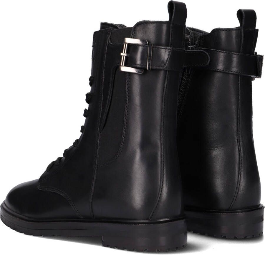 Hip H1314 Veterboots Laarzen Met Veters Meisjes Kids Zwart - Foto 3