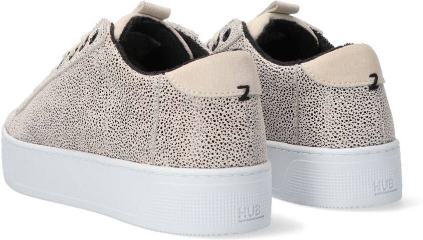 HUB Beige Lage Sneakers Hook-w Plateau Ds