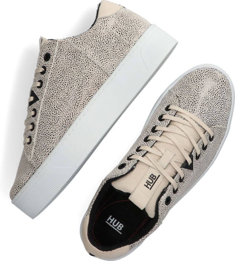 HUB Beige Lage Sneakers Hook-w Plateau Ds