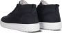 Hub Nevada Hoge sneakers Leren Sneaker Heren Blauw - Thumbnail 4