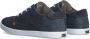Hub Boss Casual schoen veter Heren Navy White Canvas - Thumbnail 6