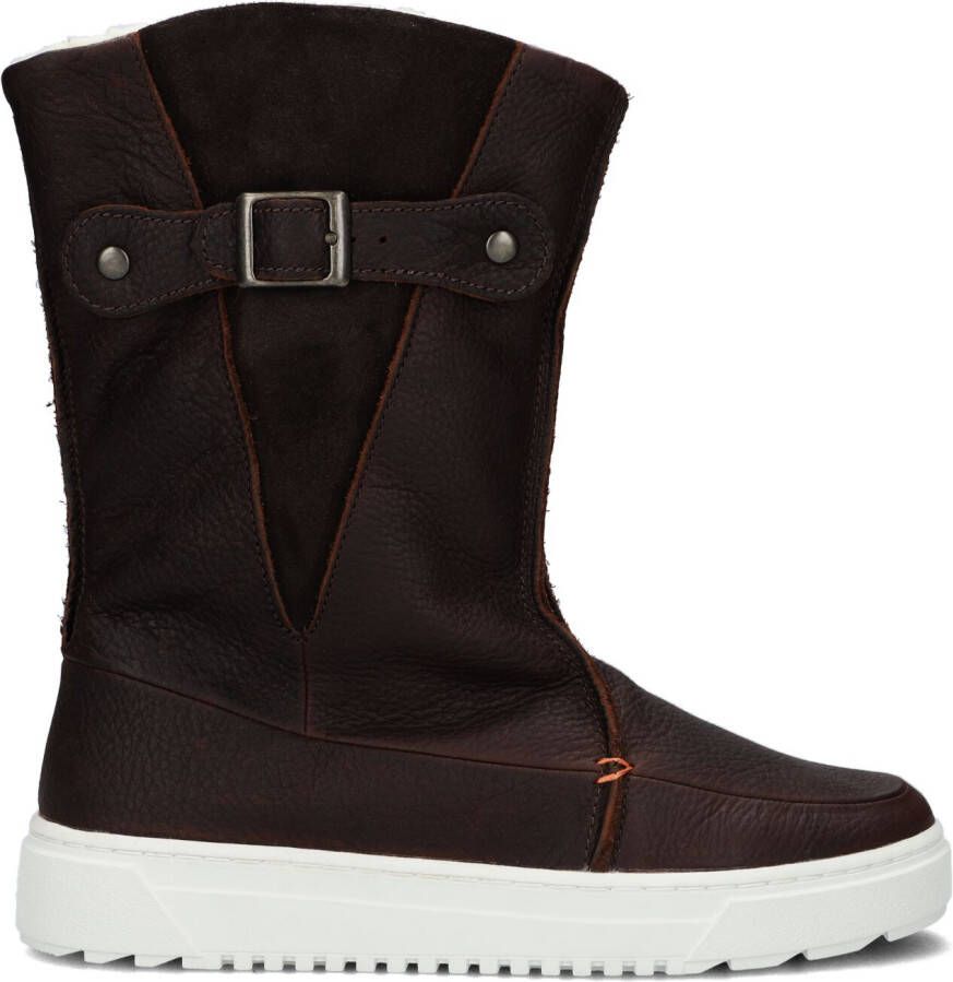 HUB Bruine Enkelboots Snow 3.0