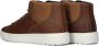 Hub Murrayfield 3.0 Hoge sneakers Leren Sneaker Heren Cognac - Thumbnail 4