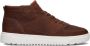 Hub Nevada Hoge sneakers Leren Sneaker Heren Cognac - Thumbnail 2