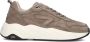 Hub Glide-w Lage sneakers Leren Sneaker Dames Taupe - Thumbnail 2