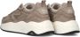 Hub Glide-w Lage sneakers Leren Sneaker Dames Taupe - Thumbnail 3