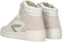 Hub Court-z High Hoge sneakers Leren Sneaker Dames Wit - Thumbnail 4